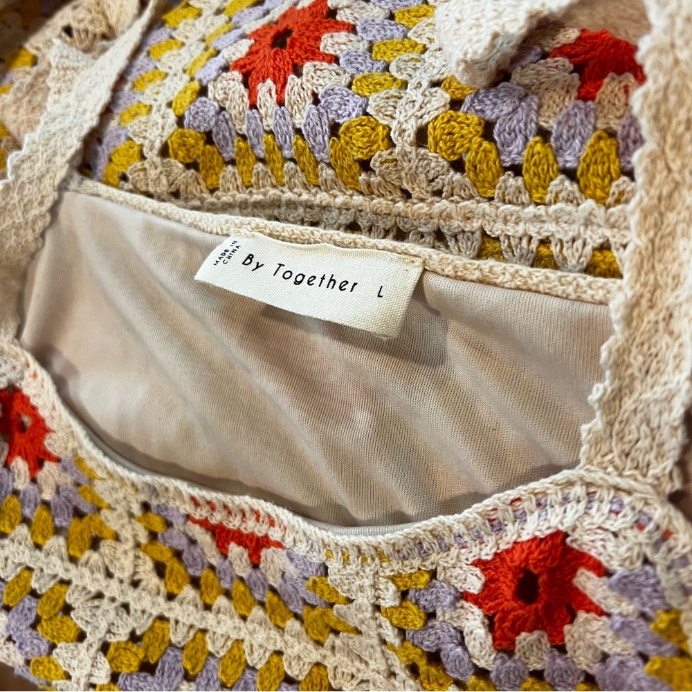 By Together granny square crochet mini dress - Picture 10 of 10